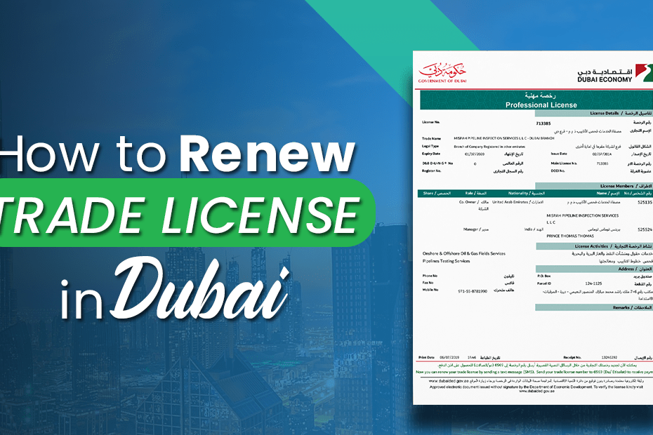 renewing trade license in dubai